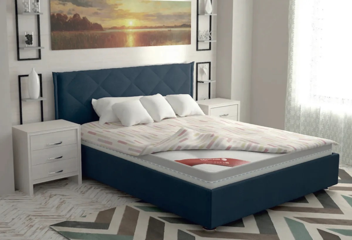 Кровать Альба NEW 1600*2000 с ортопедическим основанием 2 кат. Иркутск