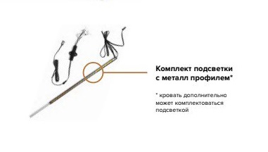 Подсветка Кровать парящая 1,6м (Подсветка Кровать парящая 1,6м)