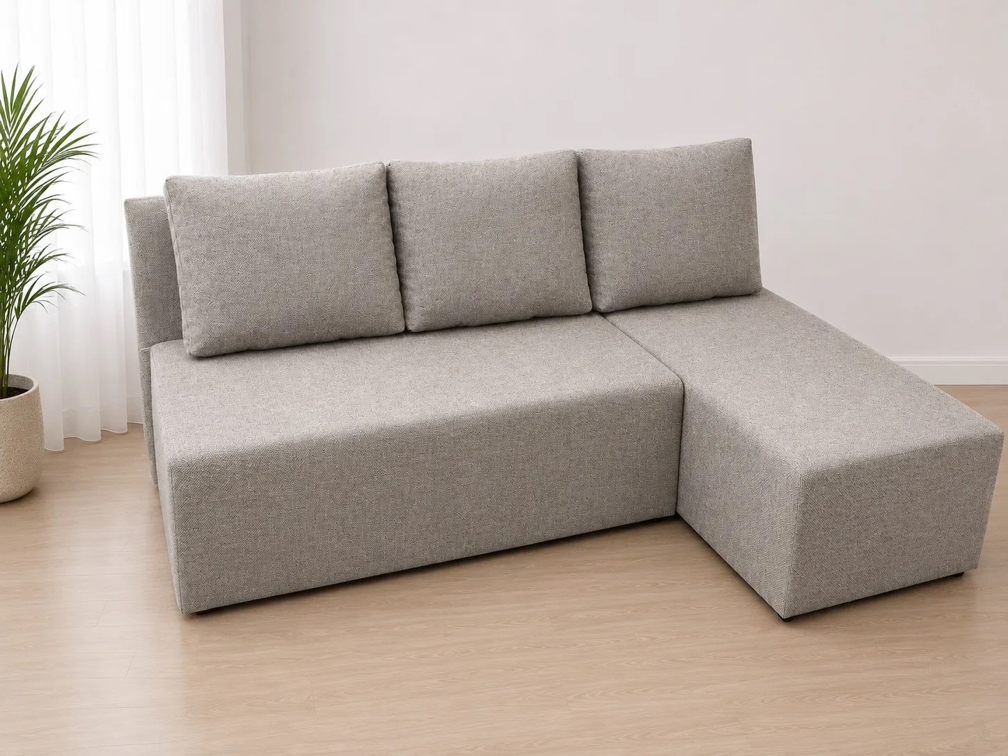 Рио угловой диван-кровать ППУ К 2 кат. (021) SHAPE WALNUT